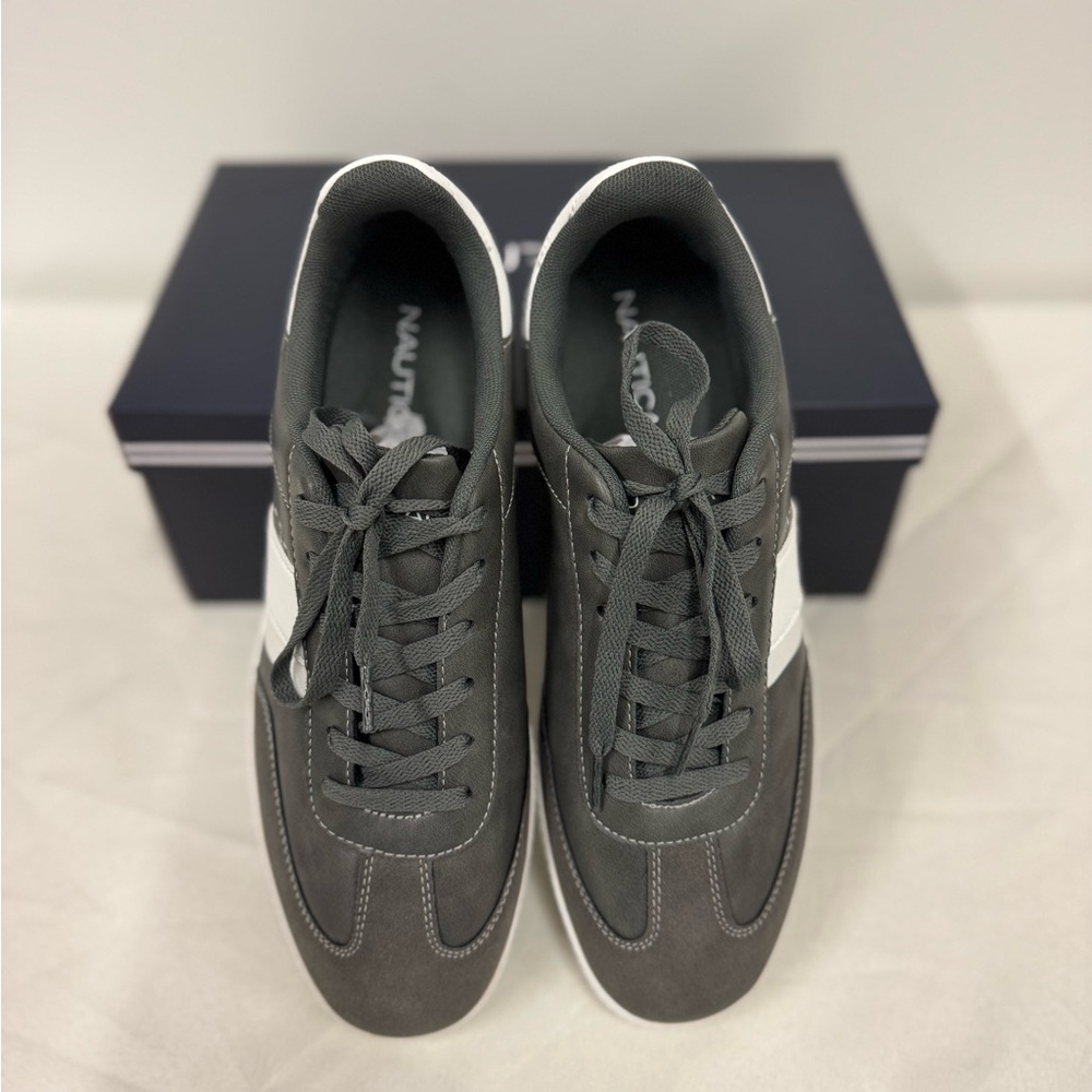 Nautica Men's Charcoal and White Sneakers